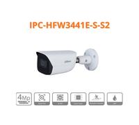 Dahua telecamera Bullet IP WIZSENSE 4MP - IPC-HFW3441E-S-S2 (3,6mm) F