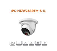 Dahua Telecamera Dome IP 8Mp Full-Color - IPC-HDW2849TM-S-IL (2.8mm)