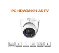 Dahua telecamera Dome IP 8Mp Full-Color TiOC - IPC-HDW3849H-AS-PV-S5 (2.8mm)
