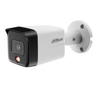 Dahua Telecamera IP Smart Dual Light da 6 MP per esterni con rilevamento umano, microfono integrato, visione notturna IR e luce calda 30 m, ottica fissa 2,8 mm, protezione IP67, alimentazione 12 V CC