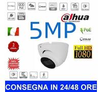 Dahua Turret 5Mp Ip PoE 2.8mm Microfono Ir 30m IPC-HDW1530T-S6 Dome Metal