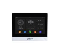 DAHUA VTH8A21KMS-W Monitor interno 7" da superficie per videocitofono IP WiFi PoE SD 6E 1S Allarme Nero
