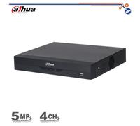 Dahua XVR5104HS-I3 XVR AHD CVI TVI CVBS IP AI WizSense 4 canali 5Mpx + 2 IP 6Mpx