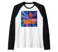 dai Fuoco al Tuo Cuore Maglia con Maniche Raglan