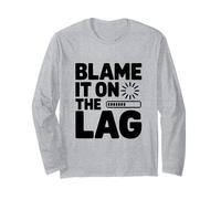 dai la Colpa al Gioco Divertente in Ritardo Maglia a Manica