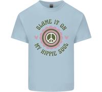 Dai La Colpa Al Mio Spirito Hippy T-Shirt Per Bambini 60S 70S Flower Power