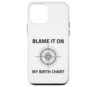 Dai la colpa al mio tema natale Segno solare Astrologia natale nascente Custodia per iPhone 12 mini