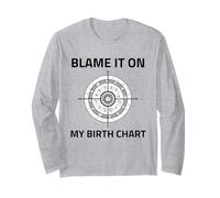 Dai la colpa al mio tema natale Segno solare Astrologia natale nascente Maglia a Manica