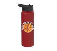 Dai la possibilità alla pizza Stainless Steel Insulated Water Bottle