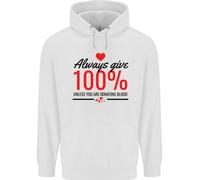 Dai Sempre Il 100% A Meno Che Per Il Sangue Felice Donatore Felpa Per Bambini