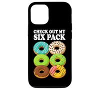 Dai un'occhiata a My Six Pack Donut Amante Palestra Fitness Bodybuilding Custodia per iPhone 12/12 Pro