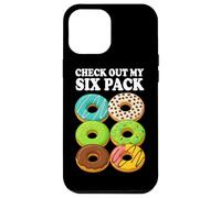 Dai un'occhiata a My Six Pack Donut Amante Palestra Fitness Bodybuilding Custodia per iPhone 12 Pro Max