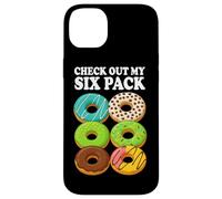 Dai un'occhiata a My Six Pack Donut Amante Palestra Fitness Bodybuilding Custodia per iPhone 14 Plus