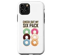 Dai un'occhiata a My Six Pack Donuts Funny Foodie Joke Gym Humor Custodia per iPhone 11 Pro