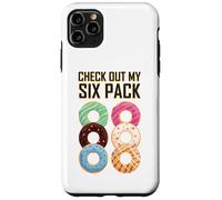 Dai un'occhiata a My Six Pack Donuts Funny Foodie Joke Gym Humor Custodia per iPhone 11 Pro Max