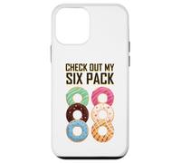 Dai un'occhiata a My Six Pack Donuts Funny Foodie Joke Gym Humor Custodia per iPhone 12 mini
