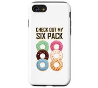 Dai un'occhiata a My Six Pack Donuts Funny Foodie Joke Gym Humor Custodia per iPhone SE (2020) / 7 / 8