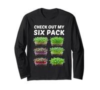 dai un'occhiata a My Six Pack - Micro Green Gardener Funny Maglia a Manica