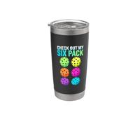 Dai un'occhiata al mio pallone da pickleball Six Bicchiere termico in acciaio inox doppia parete