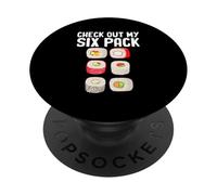 Dai un'occhiata al mio sushi da sei confezioni PopSockets PopGrip Adesivo