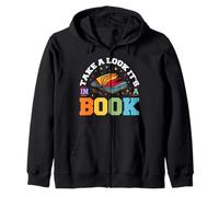 Dai un'occhiata in un libro - I lettori di topi di biblioteca che leggono gli amanti Felpa con Cappuccio