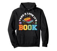 Dai un'occhiata in un libro - I lettori di topi di biblioteca che leggono gli amanti Felpa con Cappuccio