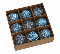 Dai vita alla tua festa con queste scintillanti palline natalizie decorative mis