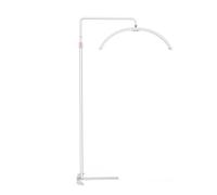 DAIBAOXK Lampada extension ciglia,lampada tattoo, lampada estetica, luce LED estetista con luminosità e altezza regolabili, (Nero)