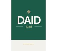 Daid: Irish for Dad Notebook: Irish Language Gift for Dad - 120 Lined Pages, 6×9 Notebook