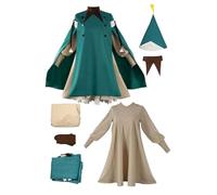 Daiendi Hat Atelier Cosplay Anime Cosplay Vestito da Strega Atelier Coco Parrucca Set Halloween Carnevale XXL