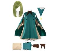Daiendi Hat Atelier Cosplay Anime Cosplay Vestito da Strega Atelier Coco Parrucca Set Halloween Carnevale M