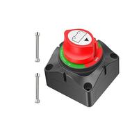 DaierTek Interruttore staccabatteria for auto 48V 24V 12V Tagliato a 2 posizioni 2 Pin M10 275A Interruttore di collegamento batteria(3PIN 1-2-both-OFF M8)