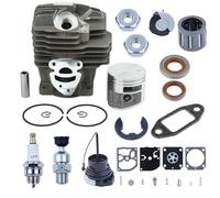 DAIHAOUU Kit Cilindro pistone carburatore da 44,7 mm for Motosega St-ihl MS261 MS 261 MS261C Ricambio 1141 020 1200 Tappo Serbatoio Guarnizione Olio
