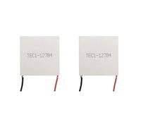 Daijianbin 2 X TEC1-12704 - Radiatore termoelettrico Peltier 30 mm x 30 mm TEC1 12704 Elementi Modulo 12V4A Raffreddamento Peltier