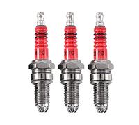 Daijianbin 3 pezzi D8TC 3 elettrodi candela di accensione, candela da con 3 elettrodi per CG 125 150 200 cm CF250 moto scooter ATV quads