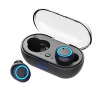 Daijianbin auricolare Bluetooth Y10 auricolare wireless Bluetooth Y30 auricolare Bluetooth con scomparto di ricarica nero +