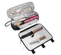 Daijianbin Borsa da viaggio per strumenti per capelli, organizer per strumenti per lo styling dei capelli, per piastra per capelli, piastra per capelli, accessori per arricciacapelli