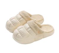 Daikascbny Ciabatte Donna Uomo Tacco Basse Peluche Interno Ciabatte da Casa Taglie Forti la Casa Casual Morbida Pantofole per Invernale Pantofole Caldo Antiscivole Pantofole Donna Caldo Peluche