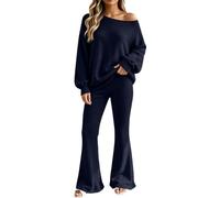 Daikascbny Tuta Donna Loungewear Invernale Due Pezzi Set | Completo homewear chic ed elegante perfetto da regalare a mamme figlie amiche per compleanni e festivita