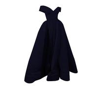 Daikascbny Vestito Donna Elegante Casual Curvy Ruffled Confortevole da Sera Lunghi Cerimonia Abito da Donna Senza Manica Vintage Cocktail Party Sposa Banchetto Abito Donna Estivo