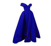 Daikascbny Vestito Donna Elegante Casual Curvy Ruffled Confortevole da Sera Lunghi Cerimonia Abito da Donna Senza Manica Vintage Cocktail Party Sposa Banchetto Abito Donna Estivo