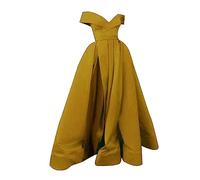 Daikascbny Vestito Donna Elegante Casual Curvy Ruffled Confortevole da Sera Lunghi Cerimonia Abito da Donna Senza Manica Vintage Cocktail Party Sposa Banchetto Abito Donna Estivo