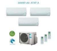 Daikin Condizionatore Trial Split 3AMXF52A9 + 2x ATXF25A + ATXF35A Inverter 2x 9000 + 12000