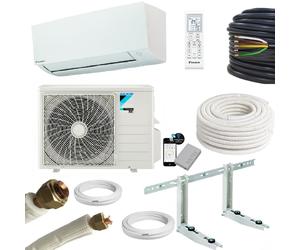 Daikin Sensira Bluevolution FTXC35D RXC35D: Climatizzatore Condizionatore 12000 BTU 3.5 kW con KIT INSTALLAZIONE 5 metri e Modulo Wi-Fi