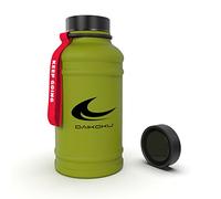 Daikoku - Bottiglia d'Acqua in Acciaio Inossidabile 2.2L | Antigoccia | Isolamento Termico a Doppia Parete | Perfetta per Palestra, Trekking e Viaggi | Verde