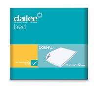 Dailee Bed 60x90 - Traverse Assorbenti - Barriere Protettive Letto, Superfici e Fasciatoio Per Bambini e Neonati - 25 Pezzi