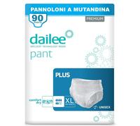 Dailee Pants Plus XL 90x Pannoloni per Anziani a Mutandina 6 Confezioni da 15