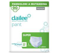 Dailee Pants Super L - 90x Pannoloni per Anziani a Mutandina - 6 Confezioni da 1