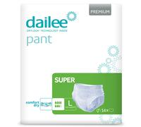 Dailee Pants Super M, L e XL - 14 Pannoloni Per Anziani a Mutanda - Uomo e Donna