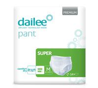 Dailee Pants Super M, L e XL - 14 Pannoloni Per Anziani a Mutanda - Uomo e Donna